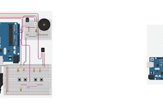 do simple iot projects ,arduino code,simulation on tinkercad