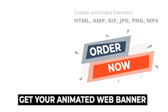 design animated and static banner for google ads