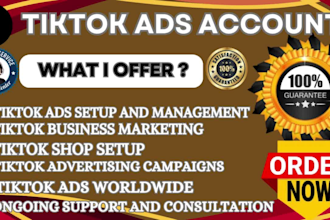 create a USA tiktok ads account USA tiktok ads manager USA business centre
