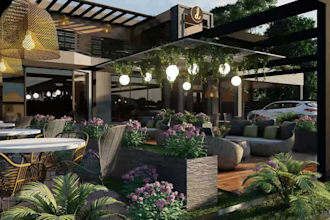design restaurant, hotel, cafe, bar, office interior
