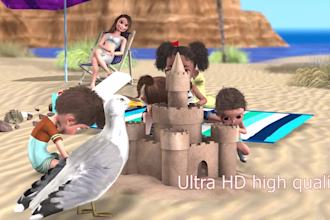 3d animation for kids, educational dance video, shorts video
