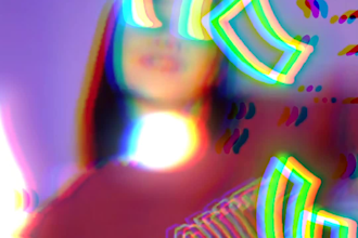 make neon glowing scribble effect for your video