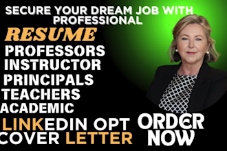 write ats resume for professors teachers education adjunct dean and principal