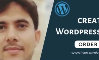 design a basic website using wordpress