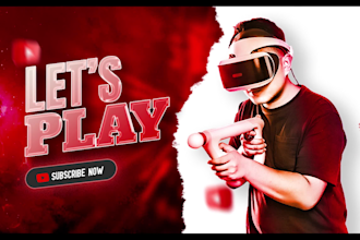 create relates, fitness, gaming, sports, youtube thumbnail design