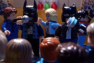 make a stop motion ads with lego