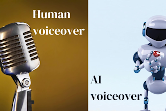 do voiceover with ai and human voice