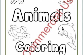 give commercial use kid coloring worksheets and workbooks KDP
