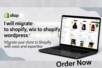 migrate woocommerce to shopify, wix to shopify, wordpress to shopify migration