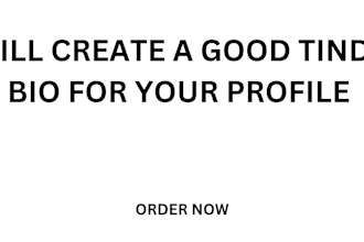 create a good tinder bio for your dating profile