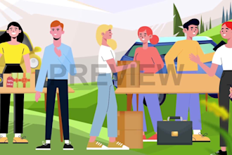 create 2d explainer video