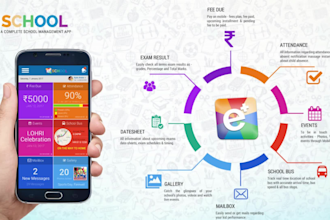 develop educational app school app online course learning app, kids learning app