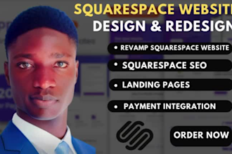 redesign squarespace website design square space website revamp modern web site