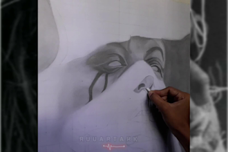 draw clearly pencil art by hand