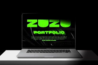 design a professional website for your brand or portfolio