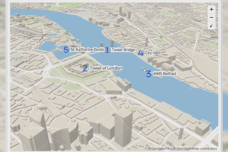 create interactive map, custom map, animated map, city map, 3d map, map visuals