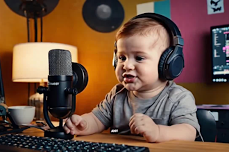 create viral baby podcast video ai baby podcast