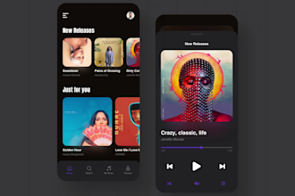 create mobile app and website UI design