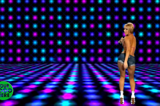 add logo and text in dance video