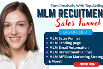 mlm promotion, affiliate recruitment, mlm sales funnel, mlm promotion, mlm