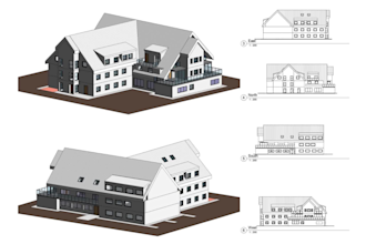 create professional revit 3d models and bim drawings