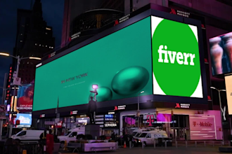add your content or nft on this times square billboard, new york, in this video
