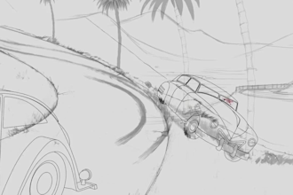 2d traditional animation 2d lineart anime style tvpaint infinite loop animation