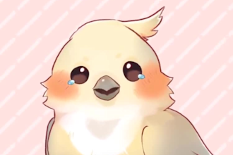 draw and rig 2d animal vtuber model, live2d animal rigging, animals design
