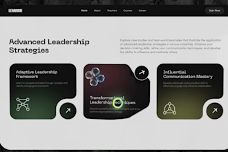 3d animated wix website design redesign 3d webflow website for your business