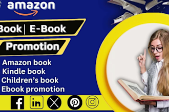 do viral book promotion ,book and ebook marketing for your amazon book