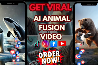 do viral ai hybrid animal fusion videos ai fusion vidoes ai cat for tiktok reels