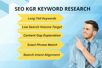 do  SEO kgr keyword research for your niche