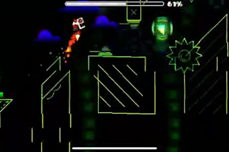 create the gameplay and decoration of a geometry dash level