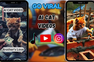 create viral ai cat video ai animal fusion video ai marvel stories