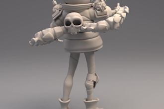 sculpt 3d model characters miniatures action figures and toys for 3d printing