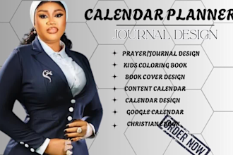 design journal calendar custom planner design workbook tracker