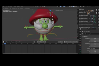 do pro 3d character rigging in blender professionally