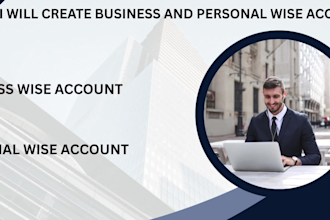 create verified business and personal wise account
