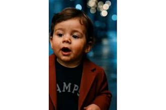 do ai baby podcast video ai baby talking podcast vid your look alike baby video