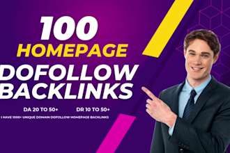 create 1000 plus dofollow homepage backlinks