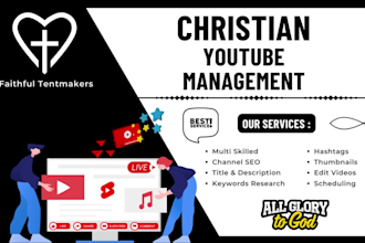 manage your christian church youtube channel