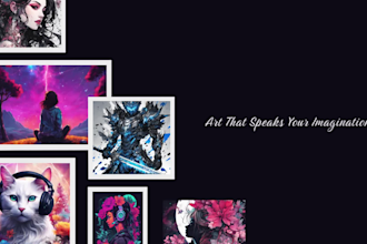 make beautiful ai illustrations based on your vision