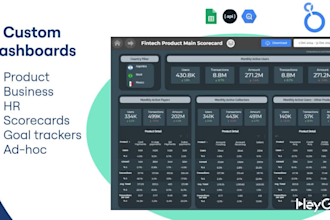 create a custom professional lookerstudio dashboard