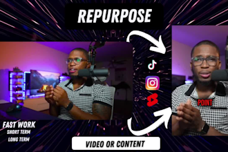 repurpose content from long video into short form clips