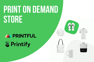 create print on demand store with printify