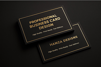 design luxury minimalist business card with qr code
