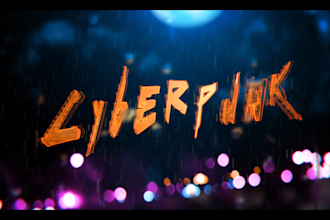 create cyberpunk 2077 intro 3d for gaming