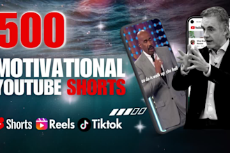create bulk motivational youtube shorts