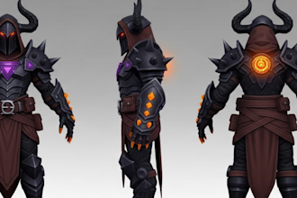 do 3d character creating for game, film or any purpose