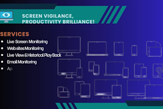 setup live screen monitoring of your employee laptops